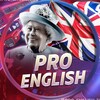 Логотип телеграм канала @pro_english_tg — PRO English | Английский язык