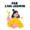 Логотип телеграм канала @pro_livejasminn — PRO LiveJasmin