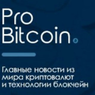 Logo of telegram channel probitcoin — Pro Bitcoin news