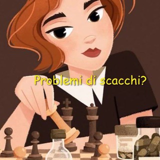 Logo del canale telegramma problemiscacchi - Problemi di scacchi ♟️🐴👑🏆#chess