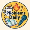 Логотип телеграм канала @problems_daily — Кризис и кофе