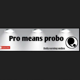 Logo of telegram channel probo_earning_g — Probo earning