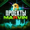Логотип телеграм канала @proekty_marvin — Проэкты Marvin 💸