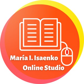 Логотип телеграм канала @profe_isaenko — María I. Isaenko Online Studio👩‍🏫