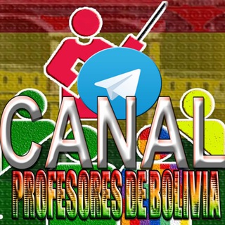 Logotipo del canal de telegramas profesoresdebolivia - Profesores de Bolivia