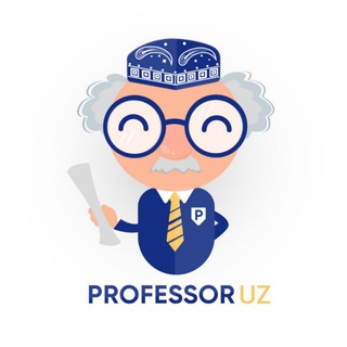 Telegram kanalining logotibi professor_uz — PROFESSOR UZ 🎓
