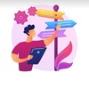 Логотип телеграм канала @proficiencyai — 🧭 ПРОФОРИЕНТАЦИЯ AI