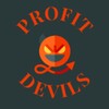 Логотип телеграм -каналу profitdevils — PROFIT DEVILS