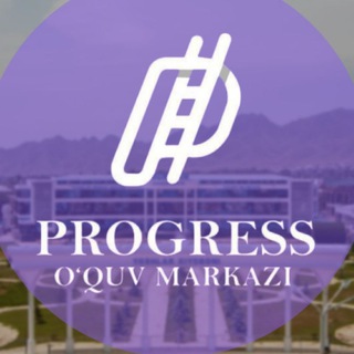 Telegram kanalining logotibi progress_au — "PROGRESS" o'quv markazi