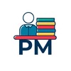 Логотип телеграм канала @projectmanagerbooks — PM Books. Книги для проджект менеджеров.