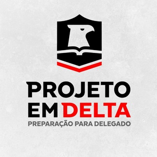 Logotipo do canal de telegrama projetoemdelta - Projeto em Delta - Preparação para Delegado