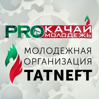 Логотип телеграм канала @prokach_molodezh — Молодёжная организация Группы «Татнефть»