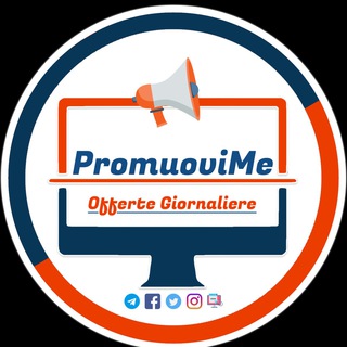 Logo del canale telegramma promuovime - PromuoviMe | Offerte Giornaliere
