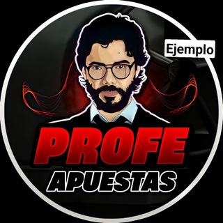 Logotipo del canal de telegramas pronosticos2021 - EL PROFE APUESTAS 🧑🏻‍🏫