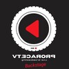 Логотип телеграм канала @proracetv — PRORACETV. BACKSTAGE