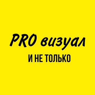 Логотип телеграм канала @provisualbiz — PRO визуал и не только