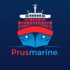 Логотип телеграм канала @prusmarine_job — Prusmarine работа для моряков, вакансии, крюинг Калининград