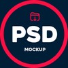 የቴሌግራም ቻናል አርማ psd_mockup — PSD Mockups ™
