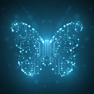 Логотип телеграм канала @psiheya_light — Цифровая бабочка