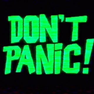 Логотип телеграм канала @psycholetters — don't panic!