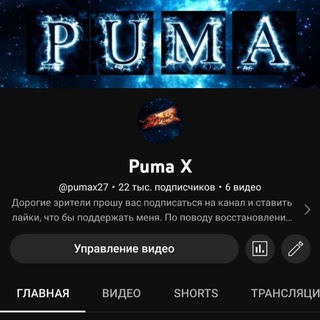 Логотип телеграм канала @pumashopyt — Puma Shop