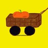 Логотип телеграм канала @pumpkin_cart — тыква в телеге
