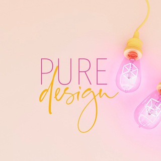 Логотип телеграм канала @puredesign — PURE DESIGN