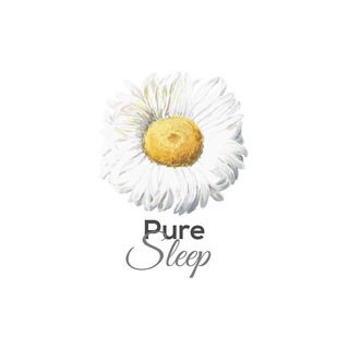 Логотип телеграм канала @puresleep_p — "PURE SLEEP" - домашний текстиль высокого качества может быть доступным