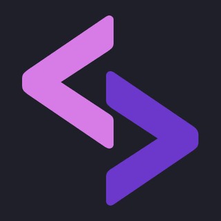 Логотип телеграм канала @purple_code_channel — PurpleSchool - обучение frontend и backend