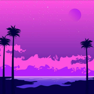 Логотип телеграм канала @purplebeach — purple beach
