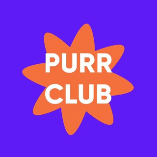 Логотип телеграм канала @purrclub — Purrweb Клуб