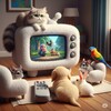 Логотип телеграм канала @pushistymixtvnew — Пушистый микс