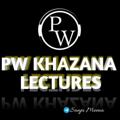 Logotipo del canal de telegramas pw_khazana_lectures_neet_2024 - PW KHAZANA LECTURE