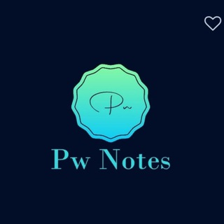 टेलीग्राम चैनल का लोगो pwnotes123 — PW notes(SAM)