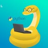 Логотип телеграм канала @python_scm — Python - для начинающих 📕