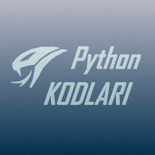 Telgraf kanalının logosu pythonkodlari — Python Kodları