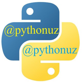 Telegram channel Python dasturlash maktabi logo