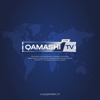 Telegram арнасының логотипі qamashi_tv — QAMASHI TV