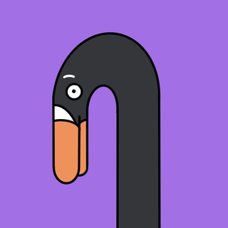 Telegram арнасының логотипі qara_aqqu — Чёрный лебедь, рак и щука