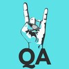 Логотип телеграм канала @qarocks — QARocks. Тестировщик Рулит 🐞