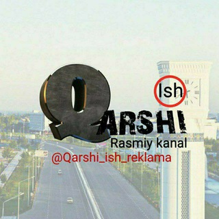 Telegram арнасының логотипі qarshi_ish_reklama — Qarshi ish/Rasmiy kanal | КАРШИ в работа