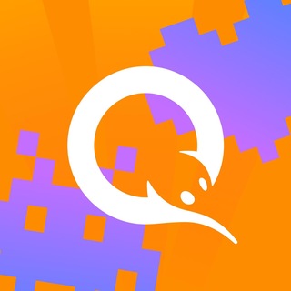 Логотип телеграм канала @qiwi_games — QIWI Games
