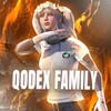 Логотип телеграм канала @qodexfamily — QODEX FAMILY