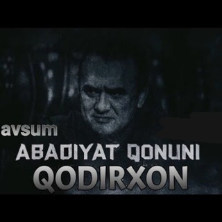 Telegram channel Qodirxon.AbadiyatQonuni | Rasmiy kanal logo
