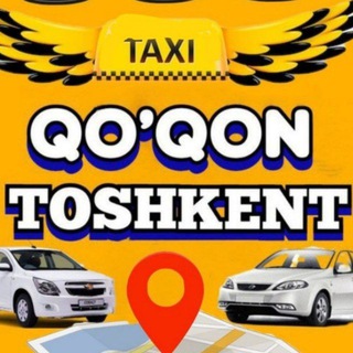 Telegram channel Qoqon Toshkent Taxi logo
