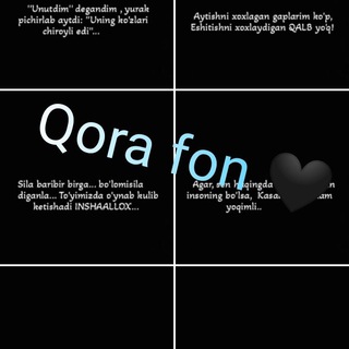 Telegram kanalining logotibi qora_fon_0 — Qora Fon🖤