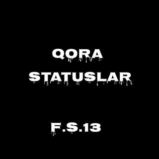 Telegram kanalining logotibi qora_status_13 — ༺߷Qora Statuslar߷༻