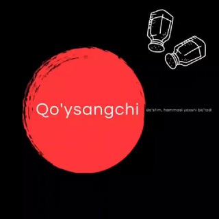 Telegram kanalining logotibi qoysangchi — Qo'ysangchi