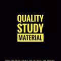 Logo saluran telegram qsmaterial — Quality Study Material Offical