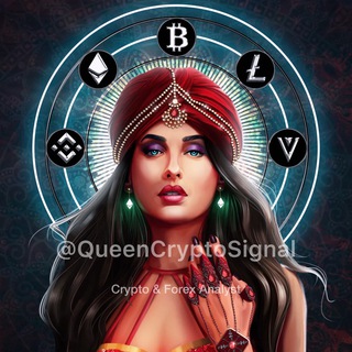 Logo saluran telegram queenpremiumsignal — 👑 Crypto Queen Premium 👑